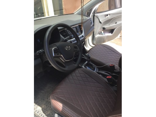 Авточехлы на Hyundai Solaris 2