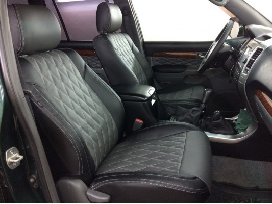 Каркасные авточехлы на Toyota Land Cruiser Prado 120 Каркасные авточехлы на Toyota Land Cruiser Prado 120